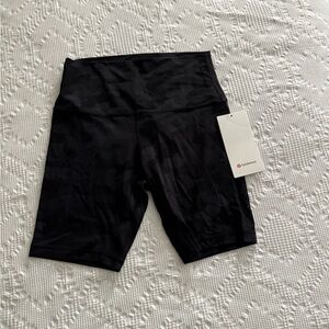 lululemon athletica Black Camouflage Bike Shorts